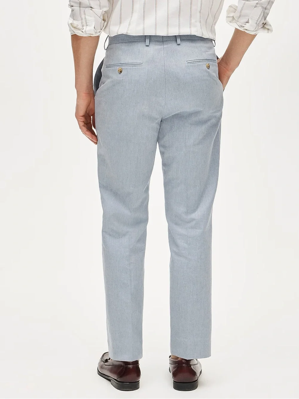 J. CREW Crosby Classic-fit suit pant in Baird McNutt Irish fabric Size 32 CR632